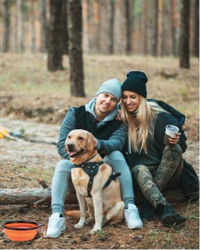 Collapsible Dog Bowls for Travel, 1-Pack Dog Portable Water Bowl for Dogs Cats Pet Foldable Feeding Watering Dish for Traveling Camping Walking with 1 Carabiner, BPA Free