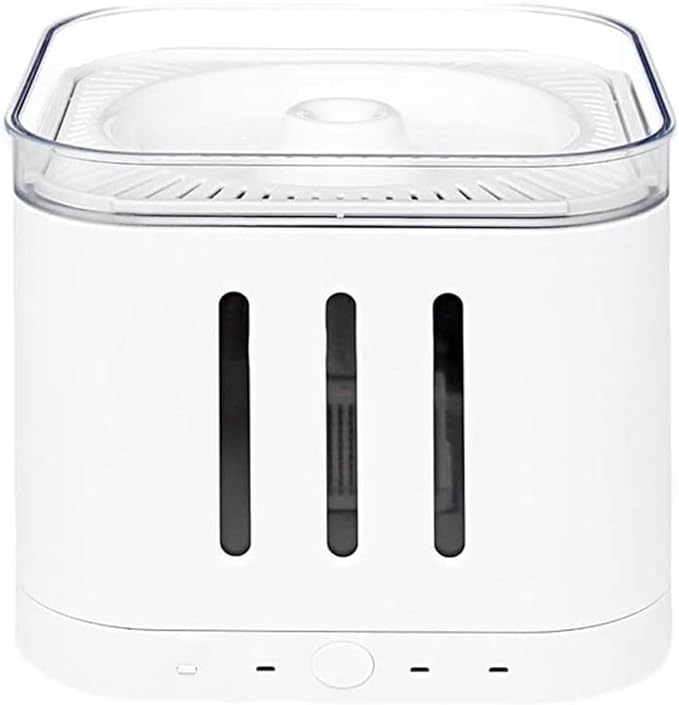 Pet Water Dispenser cat Automatic Circulation Filter Water Feeder Dog Drinking Water Intelligent Water Feeder (White)