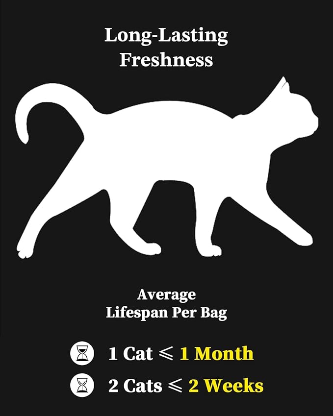 LMJP Crystal Cat Litter with Powerful Odor Control, Non-Clumping, Lasts Up to 2 Months, 8.6lb, Rapid Water Absorption, Unscented & Low Tracking Lightweight Blue & White Silica, 2 Pack of 4.3lb
