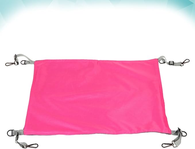 POPETPOP Creative Cat Hammock Warm Dual-Sided Sleeping Bed for Kittens Space-Saving Design Rosy for Indoor Play and Napping