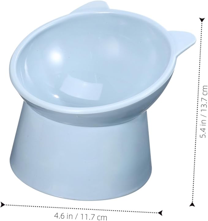 ORFOFE 3pcs Elevated Cat Bowl Raised Cat Food Bowls Slow Feeder for Pet Feeding Watering Supplies