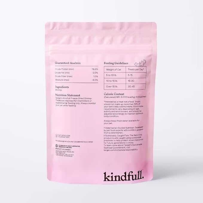 Kindful Freeze-Dried Cat Treats Shrimp Flavor - 1.5oz