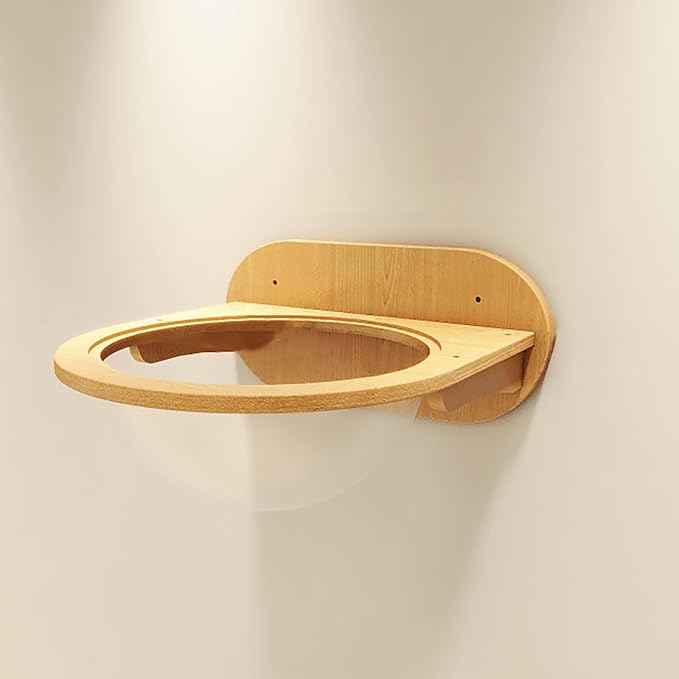 Cat Wall Furniture, Cat Wall Steps with Hemp Rope Covered, Cat Wall Stairs, Wall Mounted Cat Hammock, Cat Shelves for Sleeping, Climbing and Lounging (Color : Space Capsule)