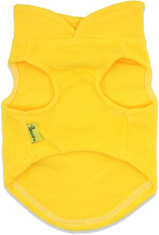 Cat Clothes Cat Sweater Fleece Vest for Cats, XL, Yellow