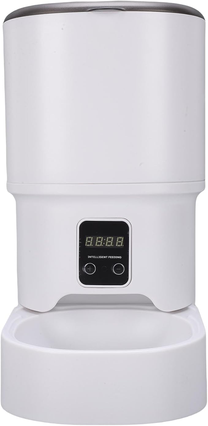 Smart WiFi Automatic Pet Feeder and Water Dispenser APP Remote Control Wireless Cat Food Feeder with Large Capacity Quiet Operation for Cats Dogs