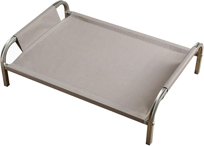 Elevated Cat Bed Pet Supplies Removable High Strength Easy to Clean for Indoor Comfortable Raised Pet Bed Cat Furniture, Gray
