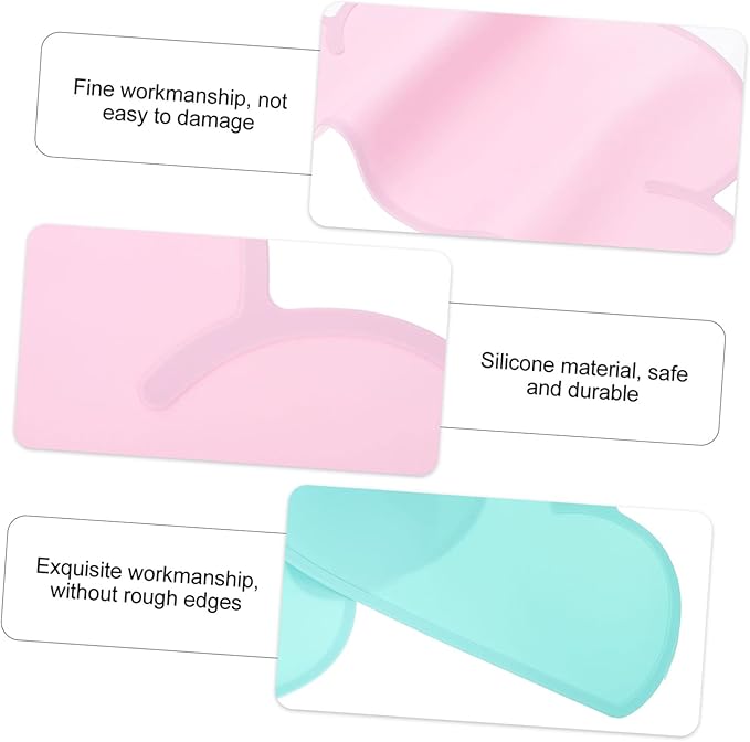2pcs Dog Food Mat Silicone Pet Placemat Heat Resistant Non-Slip Dog Feeding Pad Cat Feeding Watering Supplies