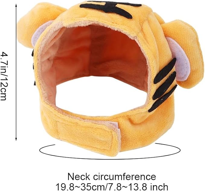 Pet Cute Hat, Cat Adorable Bunny Hat Banana Strawberry Tiger Yellow Duck Drumstick Shaped Hat for Cat Kitten Small Puppy Party Costumes Festival Birthday