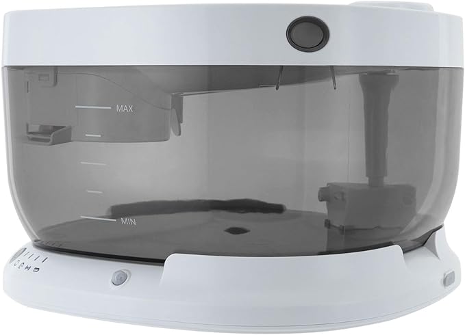 Cat Water Fountain, 1.85Gal/7L Cat Fountain Battery Operated with Filters, 5000mAh Battery, Automatic Pet Water Fountain for Cats, Dogs, Multiple Pets Easy Clean (White)