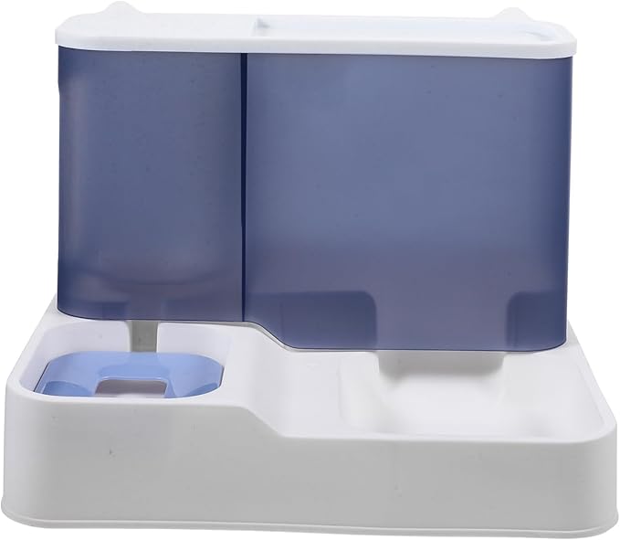 Large Capacity Automatic Pet Water Feeder Bowl with Neck Protection for Cats and Dogs Designed to Reduce Wet Hair and Stomach Pressure and Convenient Drinking Dispenser for Young