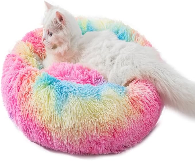Small Cat Bed Small Pet Bed Puppy Bed for Cats and Dogs Soft Cover Bunny Bed Indoor Use Kitten Bed Bunny Bed for Kittens and Puppies