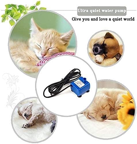 Liusj JUnst Cat Drinking Water Fountain,with Activated Carbon Filter,3L Ultra Quiet Pet Fountain,Cat Drinking Fountain Waterfall,for Cats, Dogs, Multiple Pets