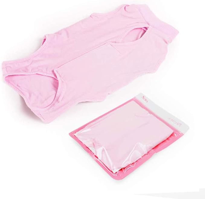 Yeapeeto Cat Professional Recovery Suit for Abdominal Wounds and Skin Diseases, E-Collar Alternative for Cats and Dogs, After Surgey Wear Anti Licking, Recommended by Vets（Pink,L
