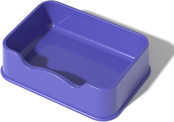 Plastic Cat Bed 100% Recycled Plastic - Cat Bed Durable Washable Breathable & Antislip Easy to Clean Great for Small -Purple