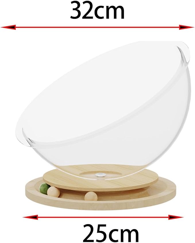 Cat Bed Space Capsule Indoor Sleeping Nest Hammock Wooden Stand Portable Lightweight Stable Furniture for Kittens Suitable for Gift Giving Home Use, S
