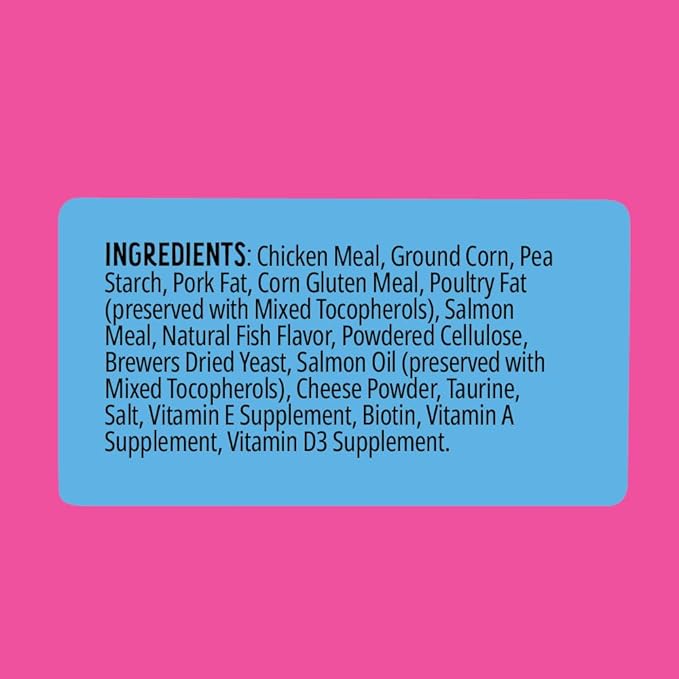 Bonkers Bites Salmon Supreme Flavor Crunchy Cat Treats, 6.3 oz (Pack of 6)