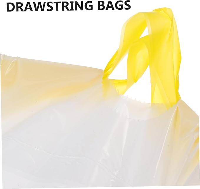 7Pcs Durable Cat Litter Box Liners Leak Cat Litter Bags with Drawstring Handles for Easy Disposal and Automatic Closing Design