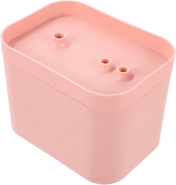 Automatic Circulation Cat Water Fountain Pet Drinking Feeder with Mute Pump Portable Pink for Dogs and Kittens