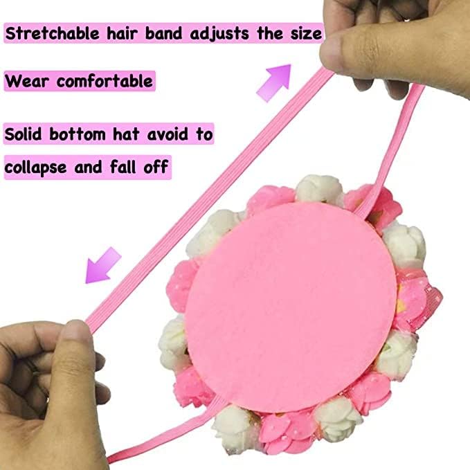 Dog Birthday Hat Adjustable Reusable Crown for Dogs Cats Puppy Kitten Birthday Party Headband with Numbers(Gold)