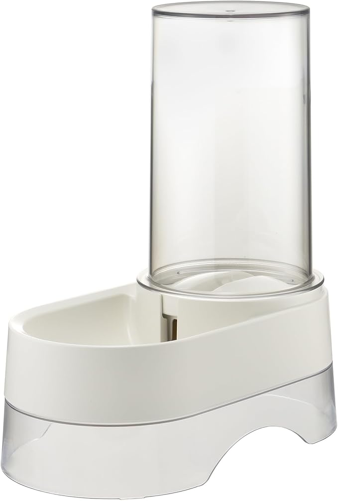 Richell: Elevated Gravity Water Dispenser - White - Pet, Dogs & Cats, 1 Gallon Capacity Clear Tank, BPA-Free Plastic, Optional Height Stand