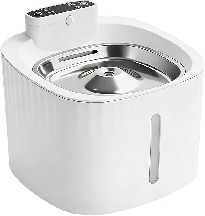 Smart Pet Water Fountain – Sensor Activated Wireless Drinking Dispenser with LED Light | Large Capacity Auto Circulation System, Quiet Hydration for Cats Dogs Indoor Use