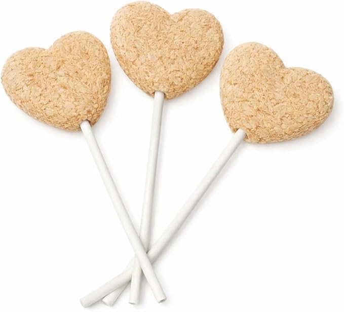 Freeze Dried Cat Treats Chicken Lollipops 3 Pops - High Protein Lickable Chicken Treats on Stick for Training Bonding - Cat Snacks No Artificial Flavors Preservatives for Kittens Cats All Ages
