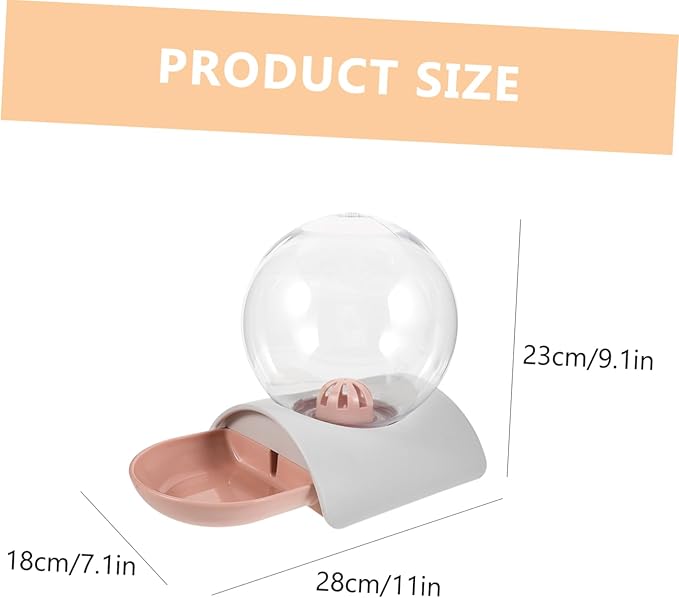 HANABASS Automatic Pet Waterer Dog Cat Water Bowl Dispenser Large Storage Principle Easy to Assemble and