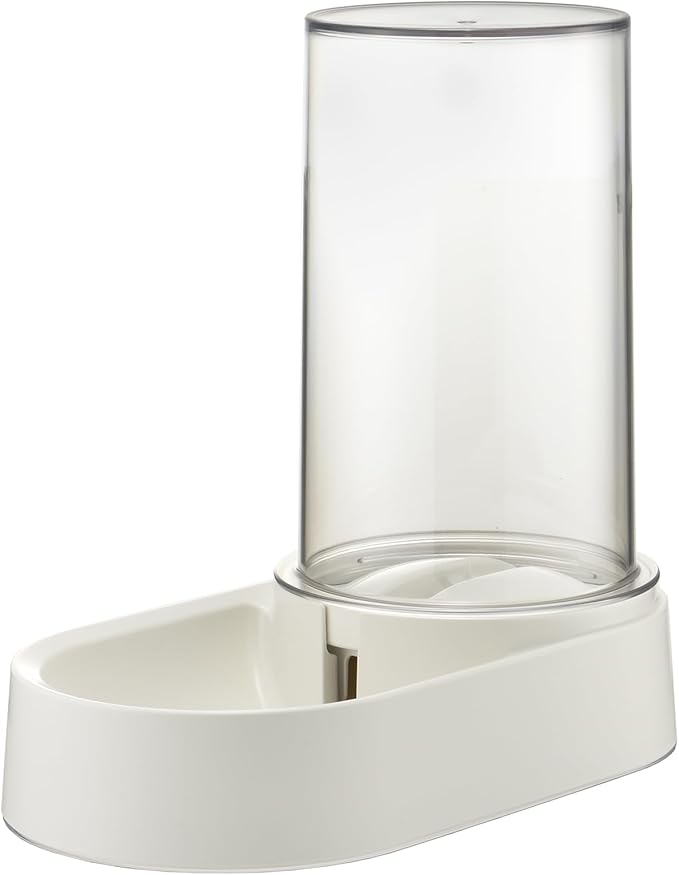 Richell: Elevated Gravity Water Dispenser - White - Pet, Dogs & Cats, 1 Gallon Capacity Clear Tank, BPA-Free Plastic, Optional Height Stand
