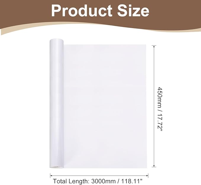 uxcell Anti Scratch Furniture Protector, 1 Roll 118" x 18" Single-Sided Sticky Couch Protector from Cat Claws, Clear Protectors from Cats Scratching for Sofa Corners, Walls, Doors