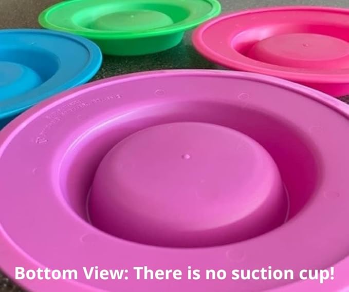 Pet Food and Water Bowl for Cats, Toy Breed Dogs, Bearded Dragons, Turtles, and Small Pets (3/4 Cup in Four Colors (Sky Blue)