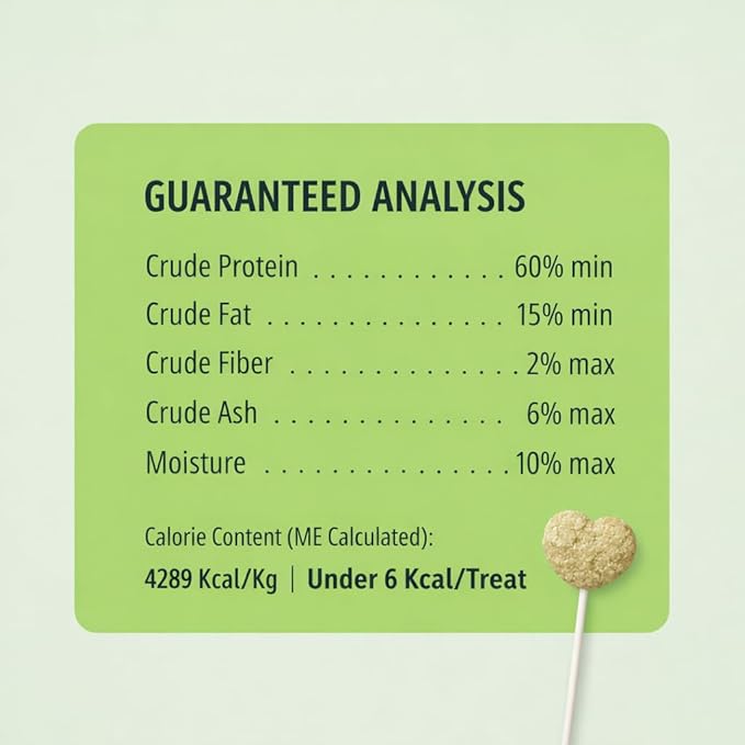 Freeze Dried Cat Treats Catnip Lollipops 4 Pops - High Protein Lickable Cat Nip Treats on Stick for Training Bonding - Cat Snacks No Artificial Flavors Preservatives for Kittens Cats All Ages