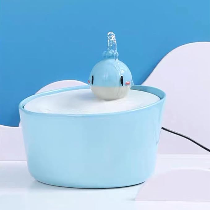 GeRRiT Water Feeder Ceramic Water Dispenser Ceramic Water Bowl Automatic Water Dispenser for Dogs Ceramic Hamster Bowl Pet Feeding Bowl Pet Water Fountain Cat Water Dispens
