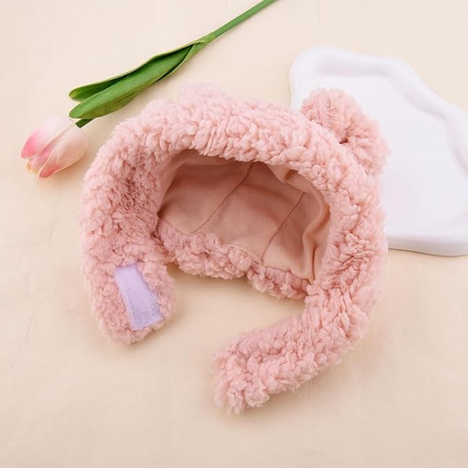 Dog Cat Hats for Cats Small Dogs Cat Costumes for Cats Pets Head Ear Covers for Dogs Pet Cap Headwear for Dog Headdress Headgear Pets Ear Muffs Noise Protection Pet Christmas Neck Warmer Headband