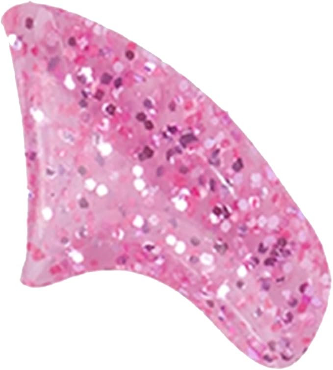 6 Month Supply Soft Nail Caps for Cats Pink Glitter Medium - Extra Adhesives