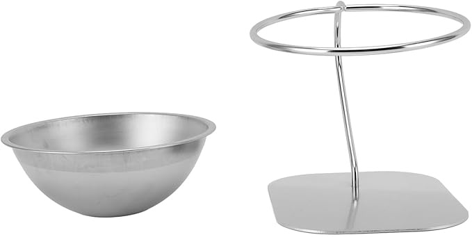 Elevated Cat Bowl Stainless Steel Tall Cat Bowl, Large Capacity, Antitilt, Suitable for Cats and Dogs.