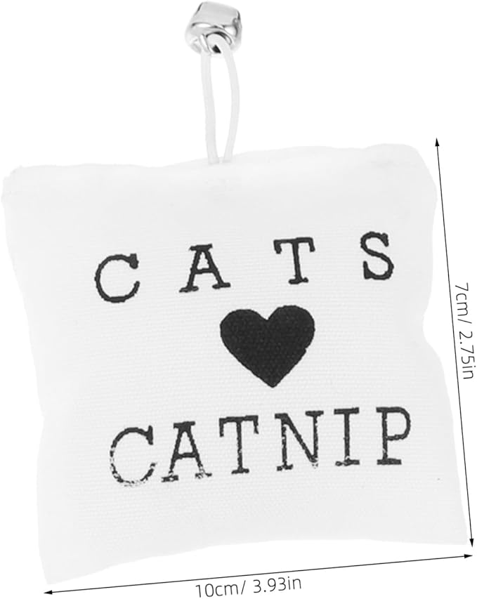 3pcs Catnip Durable Scratch Resistant Catnip Bags for Cats Healthy Material Safe Interactive Play Style