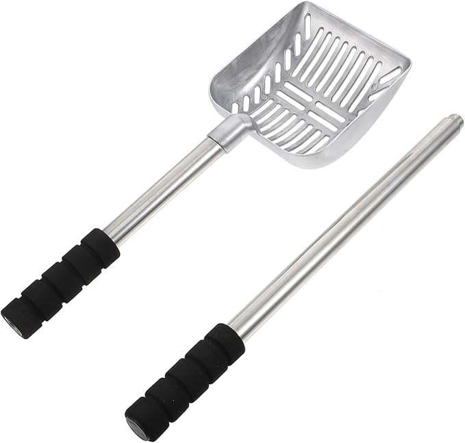 GALPADA Detachable Cat Litter Scoop Ergonomic Design Cleaning Tool for Home Use Handle for Comfortable Reach Suitable for All Cat Litter Types