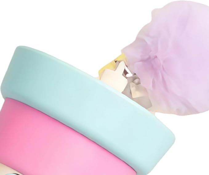 Electric Cat Wand Toy with Telescopic Rope, Cat Teaser Game Interactive Cats Toys Fuzzy Ball Launchers Funny Enrichment Toys for Bored Indoor Pets