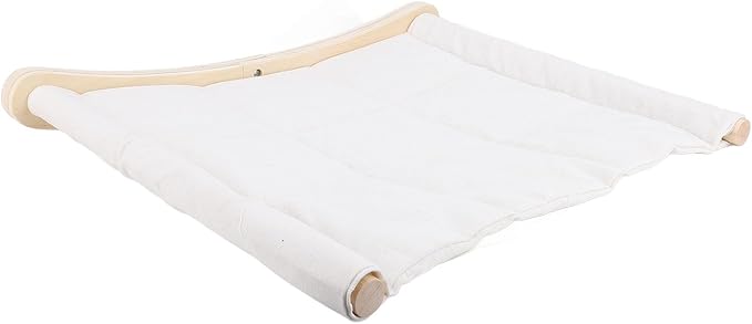 Cat Shelves for Indoor Cats Cats Wall Hammock with Steps Sturdy Wooden Cat Furniture Space Saving Wall Mounted Bed for Play Relaxation Easy Installation with Cushions Included