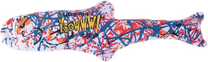 Yeowww Pollock Fish Catnip Toy