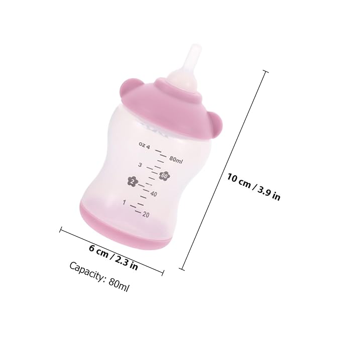 Toddmomy Pet Nursing Bottle Set for Cats Puppies Feeding Watering Supplies Small Animal Accessories