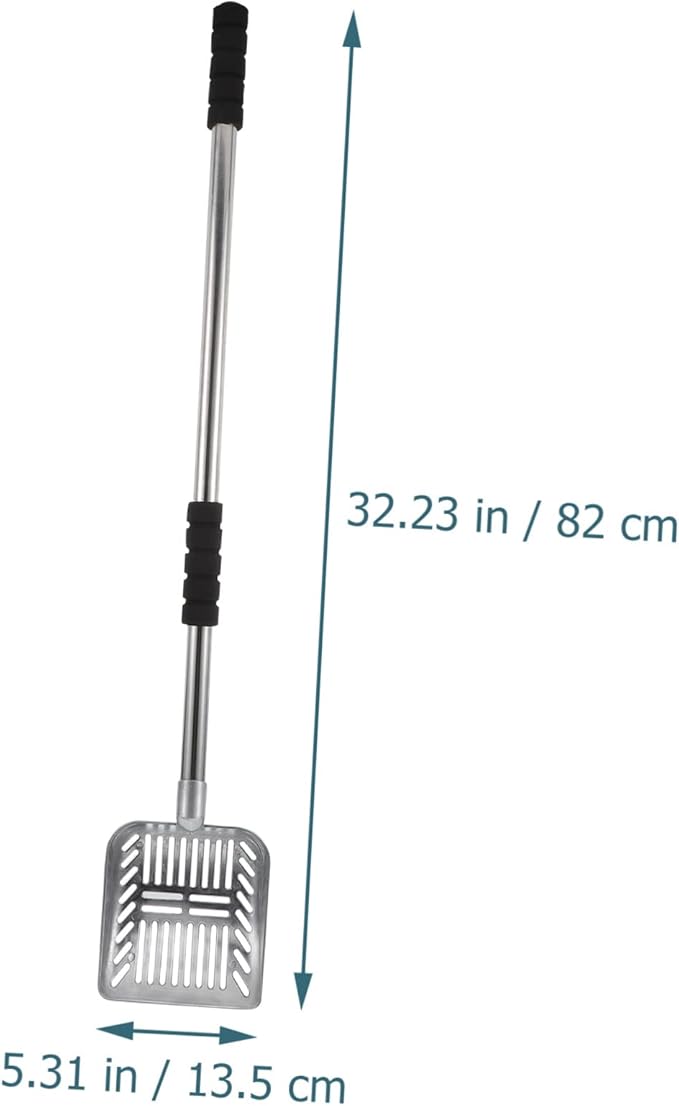 YARNOW Detachable Handle Cat Litter Scoop Tool for Cleaning Ergonomic Design Keeps Hands Compact and Space-Saving Cat Waste