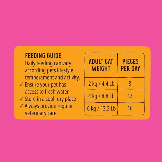Bonkers Cat Treats Paw Lickin' Chicken Flavor 6.3 OZ / 180 G (5 Pack)