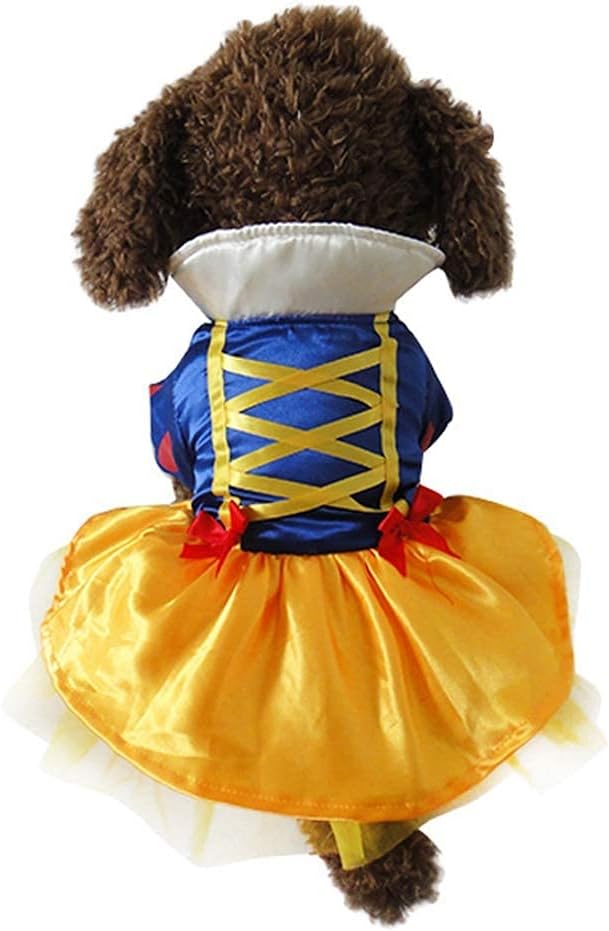 Dog Costume Dog Halloween Costume, Princess Dogs Dress Halloween Cat Costumes Pet Apparel, Cute Cosplay Costumes Coat for Halloween Party Christmas Special Events