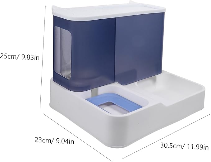 Large Capacity Automatic Pet Water Feeder Bowl with Neck Protection for Cats and Dogs Designed to Reduce Wet Hair and Stomach Pressure and Convenient Drinking Dispenser for Young