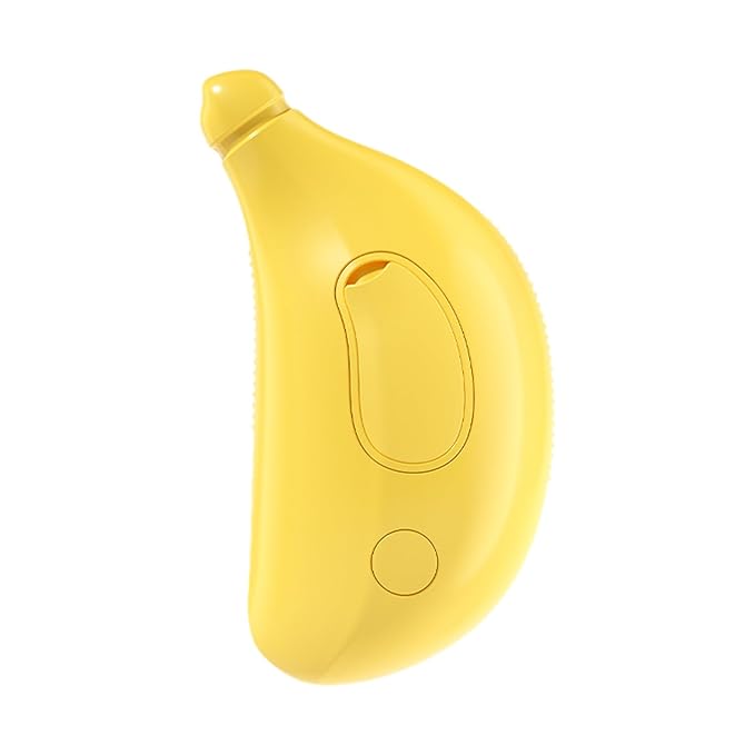 Cat Steam Brush, Cute Banana Shape Hair Brush Cat Dog Pet Brush Massager Steaming Spray Massaging Comb, Steam Cat Brush, Flyaway Hair Prevention Cat Grooming Brush, Dog Grooming Supplies (A)