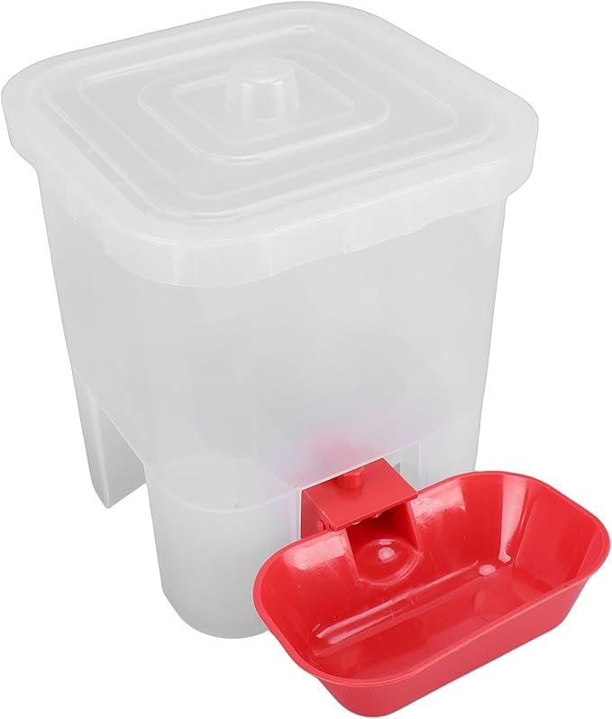 Zerodis Feeders Multifunction Automatic Cat Water Feeder Large Capacity Freestanding Dog Drinking Container with Cover for Small Medium Pet Dog 7.09x7.09x8.27in Pet Water Dispenser Cat