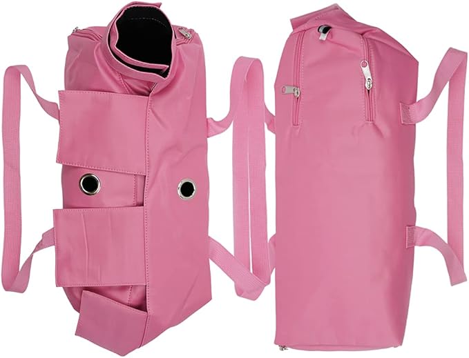 Cat’s Restraint Bag for Claw Care Nail Trimming Anti-Scratching Grooming Bag for Cats Medical Examination(Pink-m)