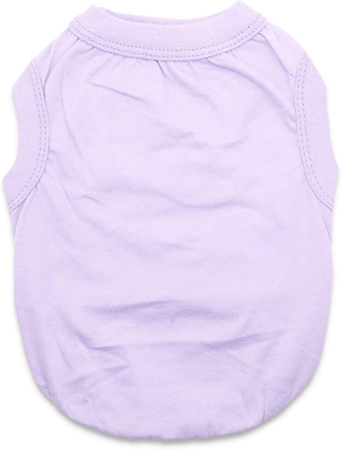 6 Pack Yorkie Clothes Plain Extra Small Dog T Shirt 100% Cotton Solid XS Puppy Clothes Blank Chihuahua Clothes Girl Puppy Tshirt for Boy Dogs Shirts Pet T-Shirt for Small Dogs Cats, Large