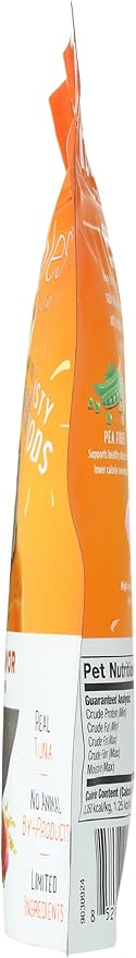 Fruitables Cat Treats, Healthy Treats For Cats, Low Calorie and Packed with Protein, Crunchy Biscuits, No Wheat, Corn or Soy, Made with Real Tuna and Pumpkin, 2.5oz